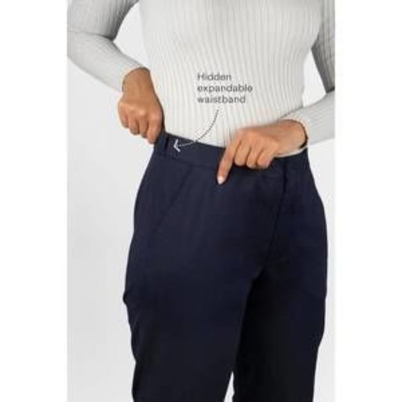 AAM Flex Waist Pant - Size Extra Large, Navy Blue - Picture 2 of 4